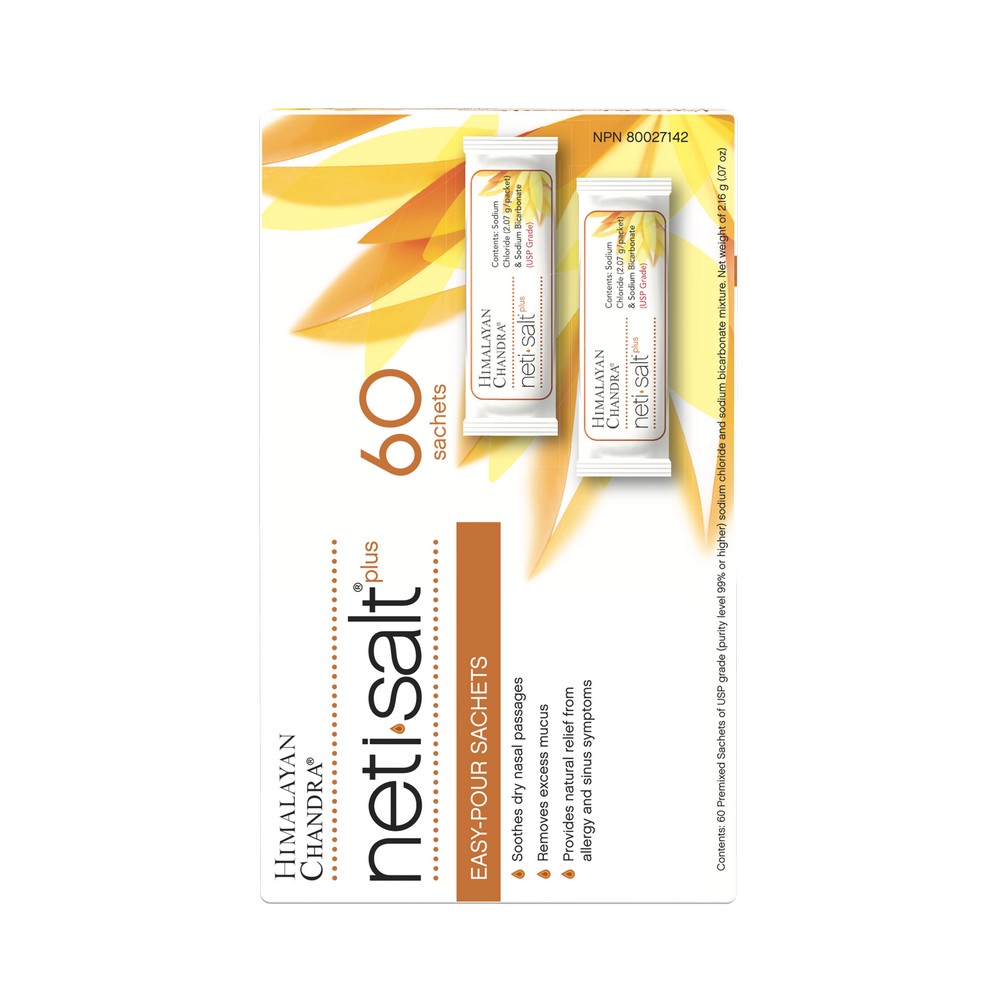 Neti Salt 60 Packets Product Box