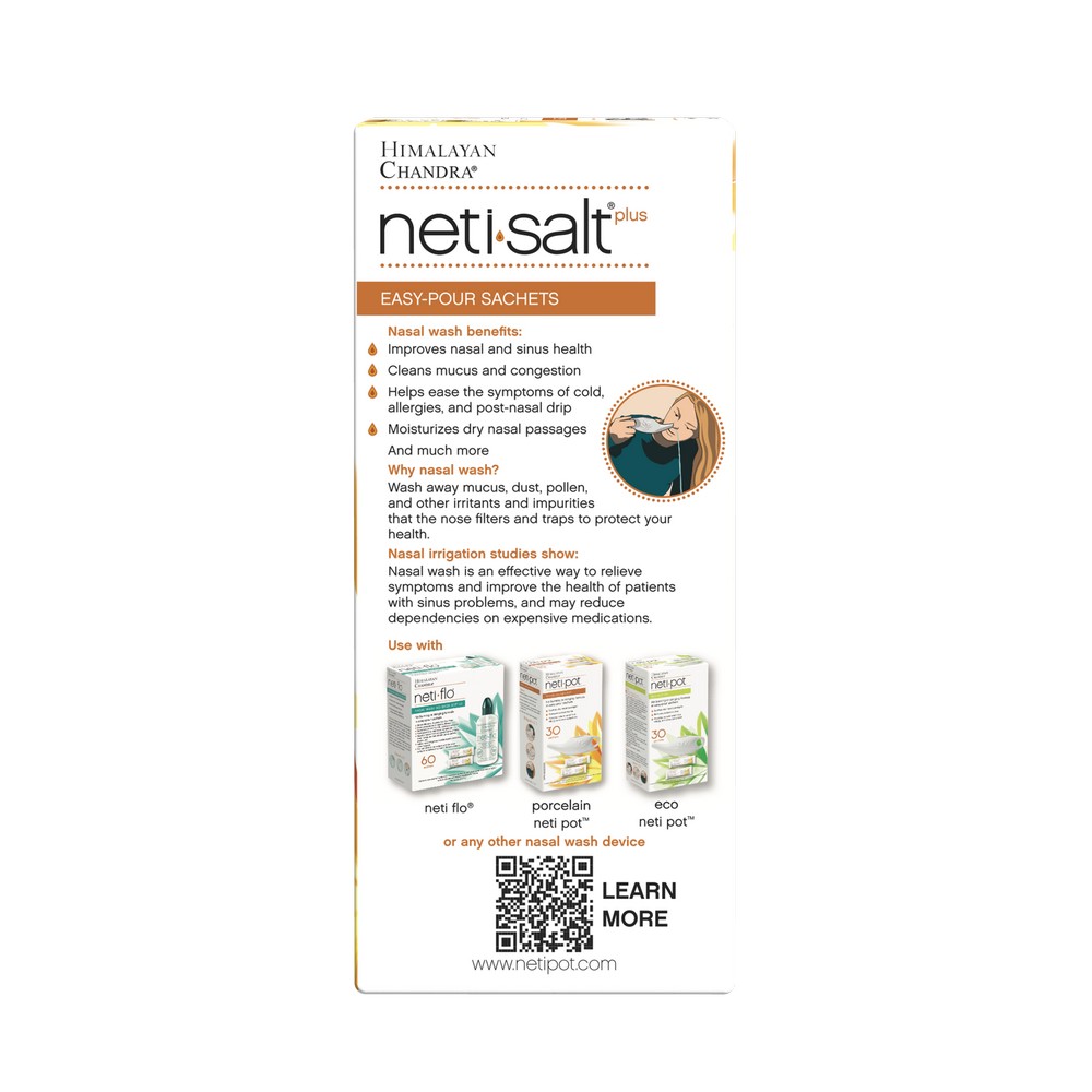 Neti Salt 60 Packets Product Box