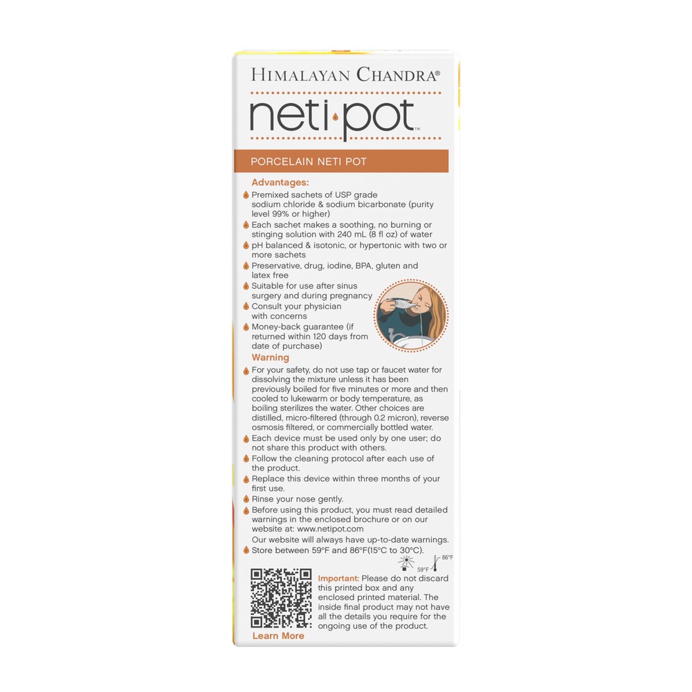 Neti Pot Product Box