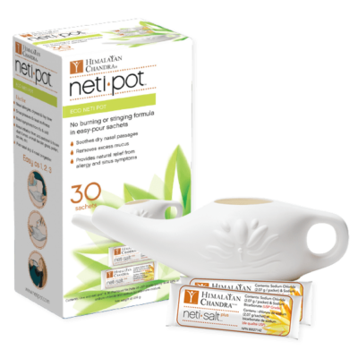 Eco Neti Pot with 30 Neti Salt sachets