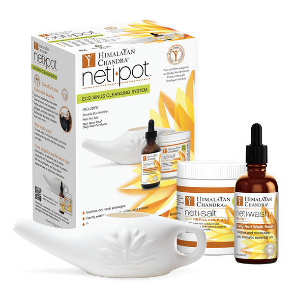 Neti Pot Starter Kit - Eco - Himalayan Chandra Neti Pot