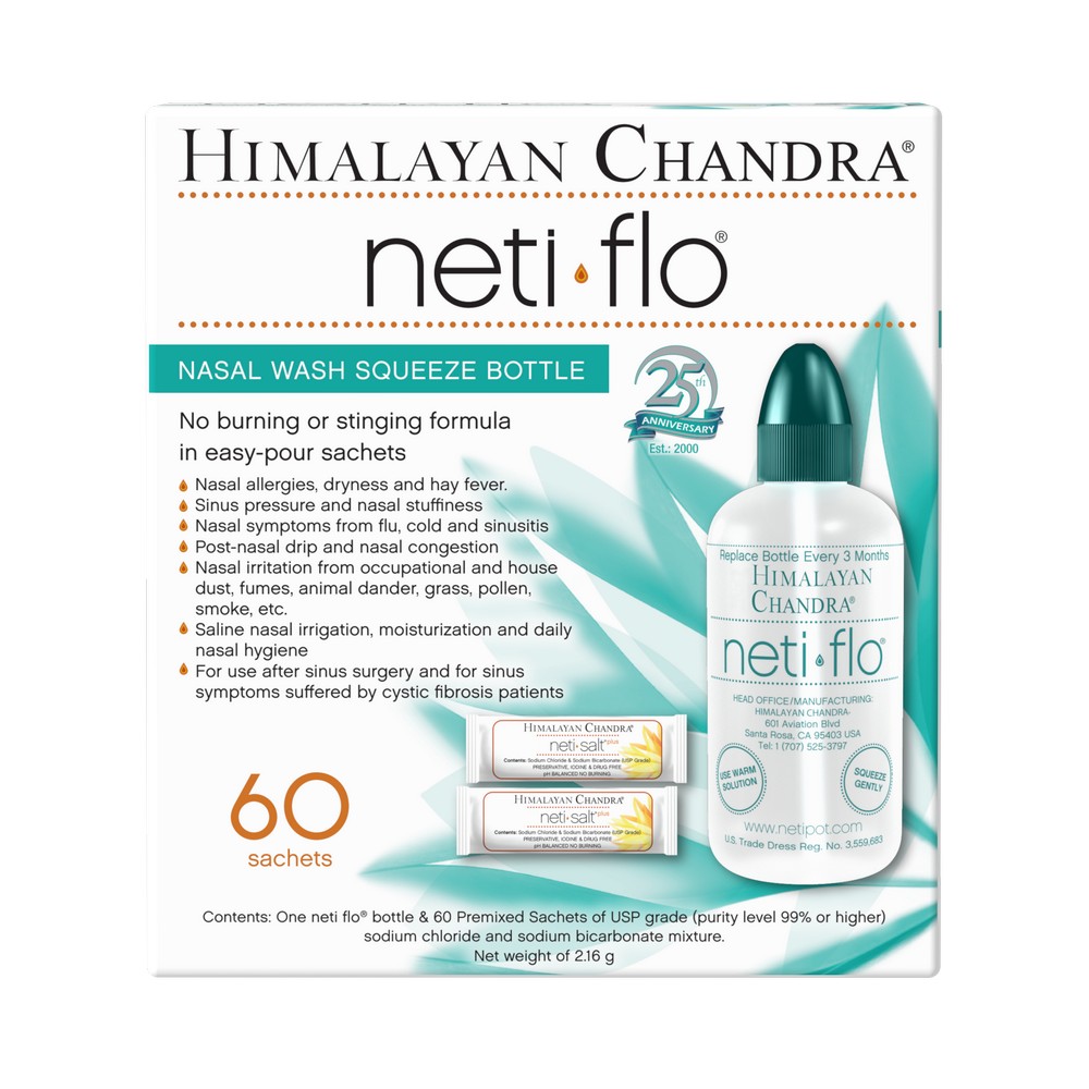 Neti-flo packaging